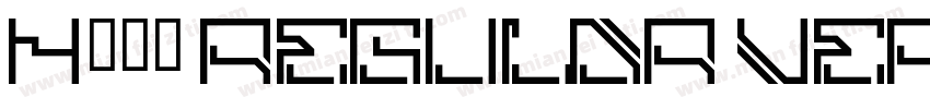 H-宫书 Regular Version字体转换
